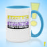 Assume Nothing Nonbinary Pride Flag Color Accent Mug